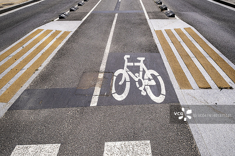 自行车交通信号灯图片素材