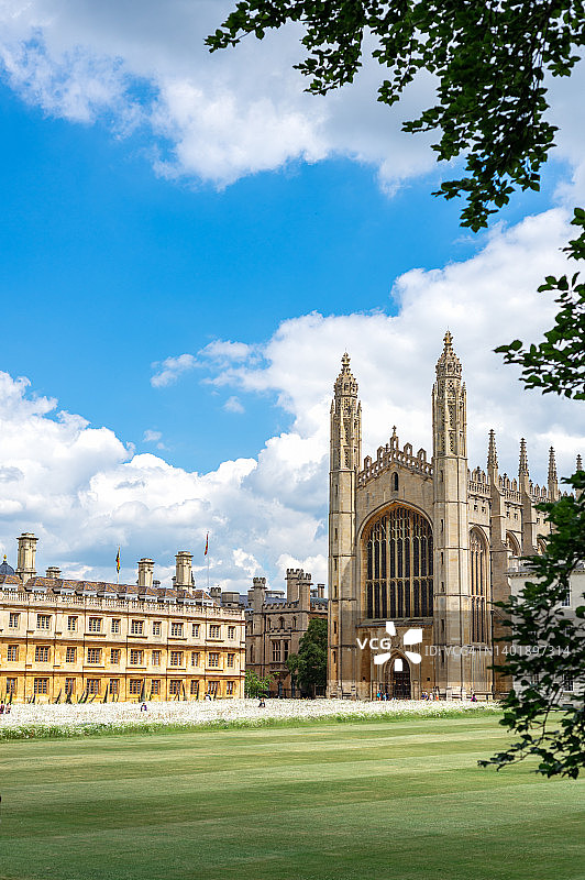 剑桥大学国王学院图片素材