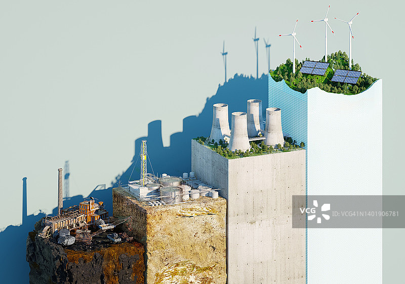 可持续增长柱状图图片素材