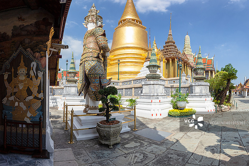 泰国曼谷的玉佛寺图片素材