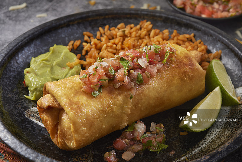 墨西哥鸡肉卷图片素材