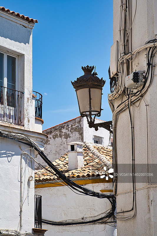西班牙加的斯省的奥尔韦拉村庄图片素材