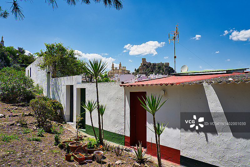 西班牙加的斯省的奥尔韦拉村庄图片素材