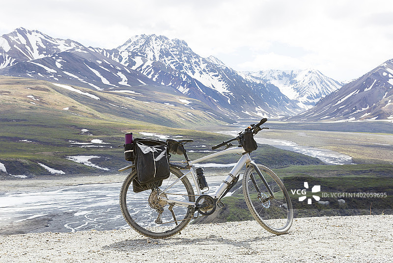德纳里国家公园自行车骑行图片素材