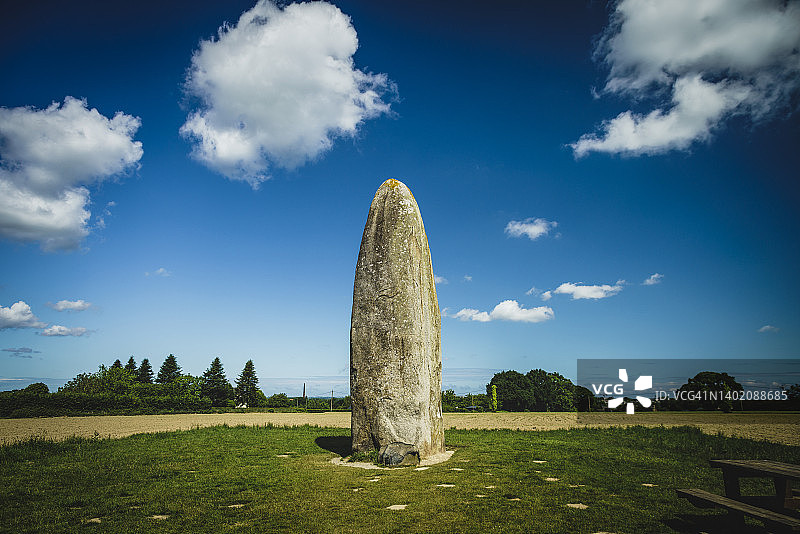 法国布列塔尼的尚-多伦特巨石图片素材