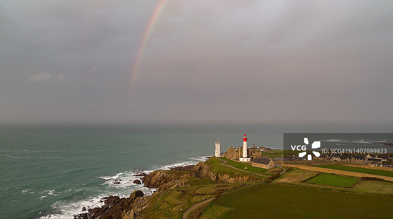 布列塔尼圣马蒂厄角图片素材