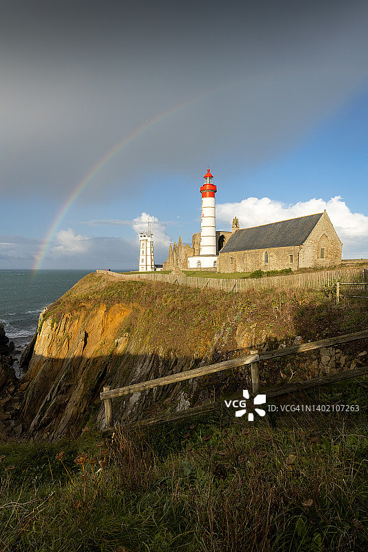 布列塔尼圣马蒂厄角图片素材