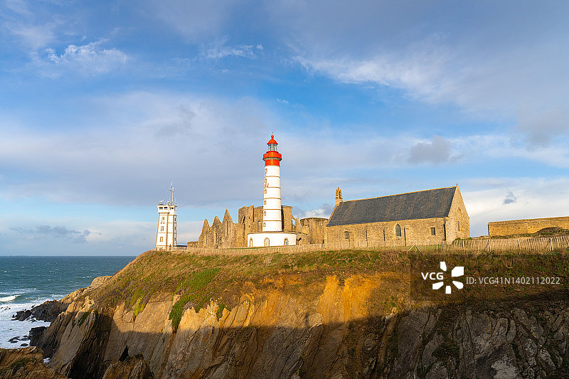 布列塔尼圣马蒂厄角图片素材