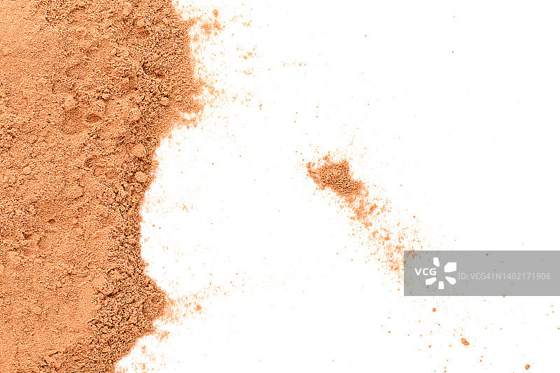 分离的可可粉图片素材