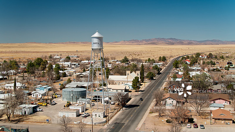 德克萨斯州马尔法水塔图片素材