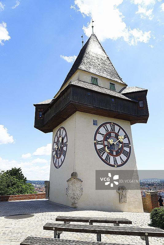 奥地利格拉茨的传统建筑图片素材