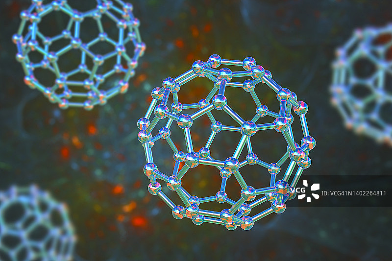 巴克敏斯特富勒烯分子结构图图片素材