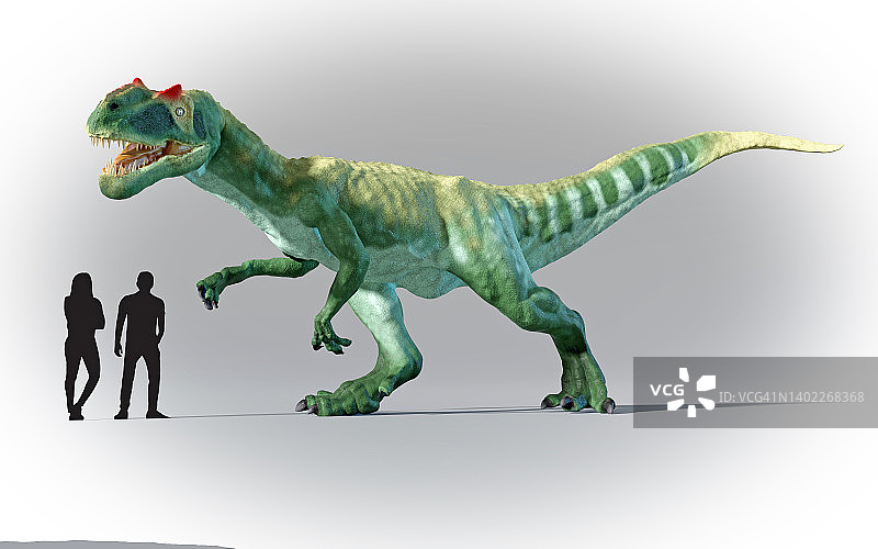 人类与异龙的比例对比图片素材