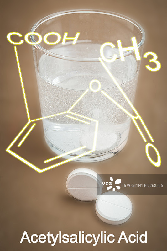 阿司匹林泡腾片水图片素材