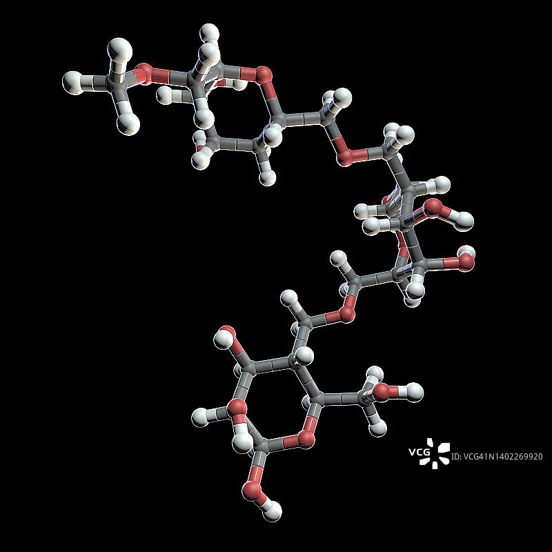 普鲁兰分子结构图图片素材