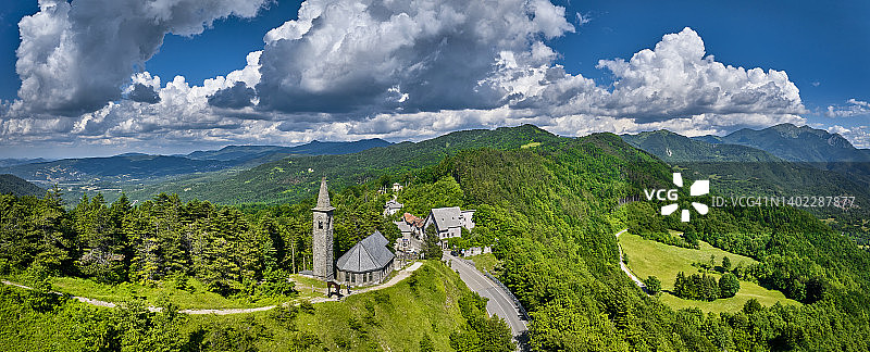 意大利托斯卡纳奇萨山口图片素材