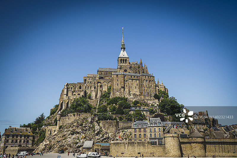 法国圣米歇尔山图片素材