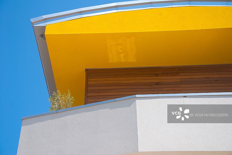 黄色和白色建筑图片素材