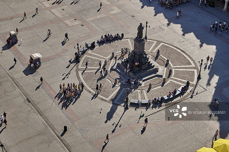 波兰克拉科夫中央集市广场图片素材