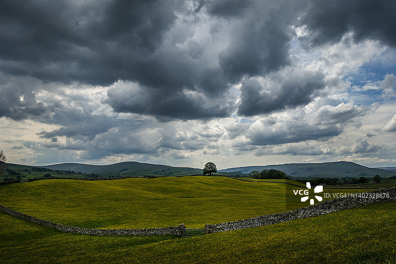 温斯利代尔乡村农业景观图片素材