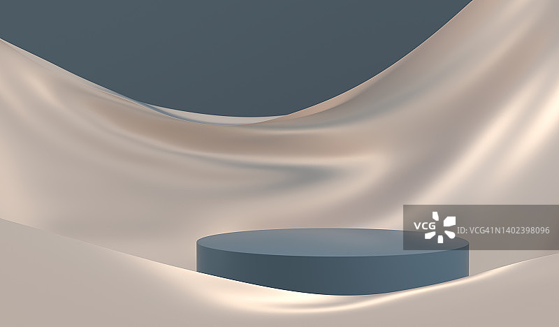 3D渲染：插画背景图片素材