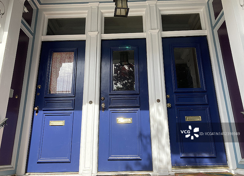 美国加利福尼亚州旧金山的彩色门图片素材