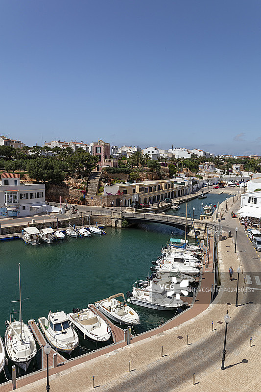 西班牙梅诺卡岛休达德拉城市图片素材