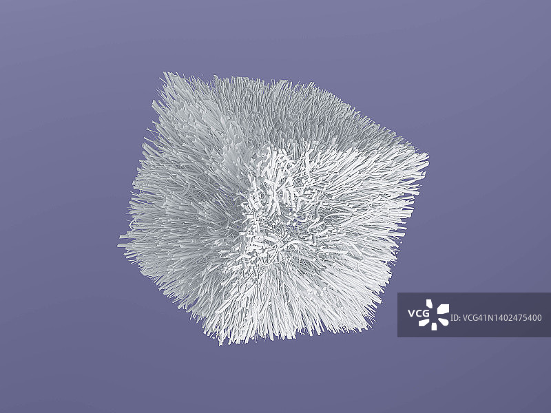 立方体造型的塑料管道抽象艺术图片素材