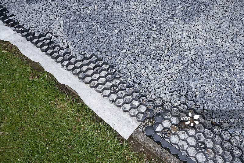 砾石稳定网格图片素材