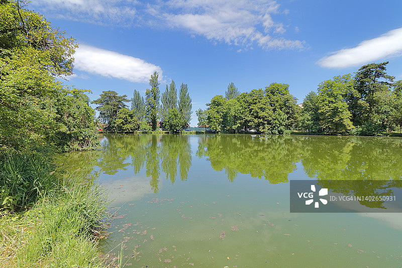 法国巴黎万森森林公园图片素材