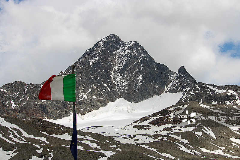 意大利阿尔卑斯山加维亚山口图片素材