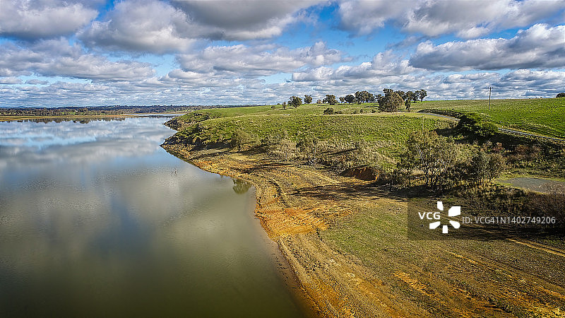 埃帕洛克湖航拍视图图片素材