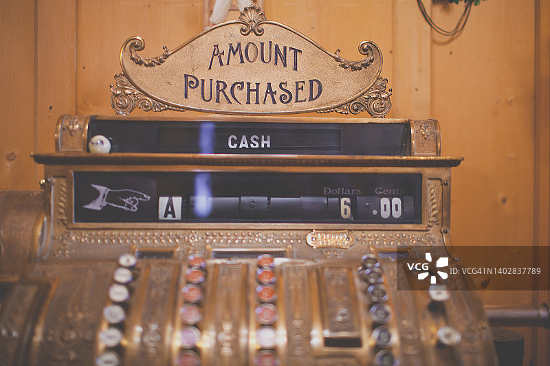 古董收银机图片素材