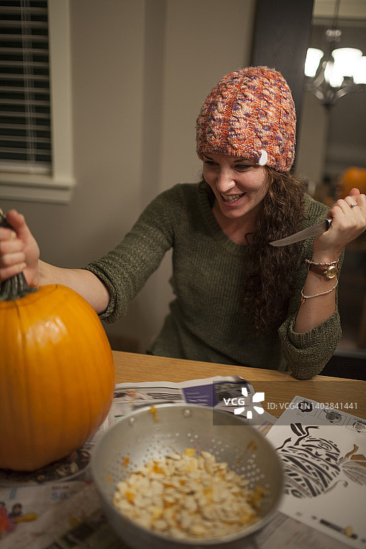 南瓜雕刻图片素材