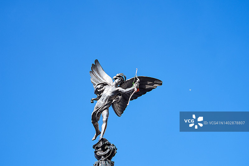 皮卡迪利广场的爱神雕像图片素材