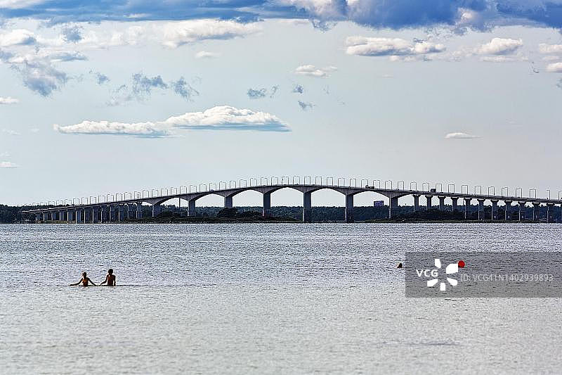 瑞典厄兰大桥图片素材