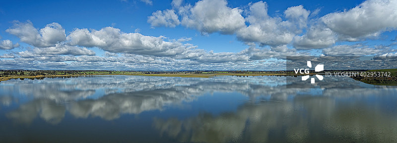 埃帕洛克湖航拍视图图片素材