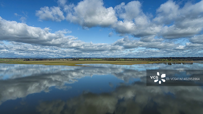 埃帕洛克湖航拍视图图片素材