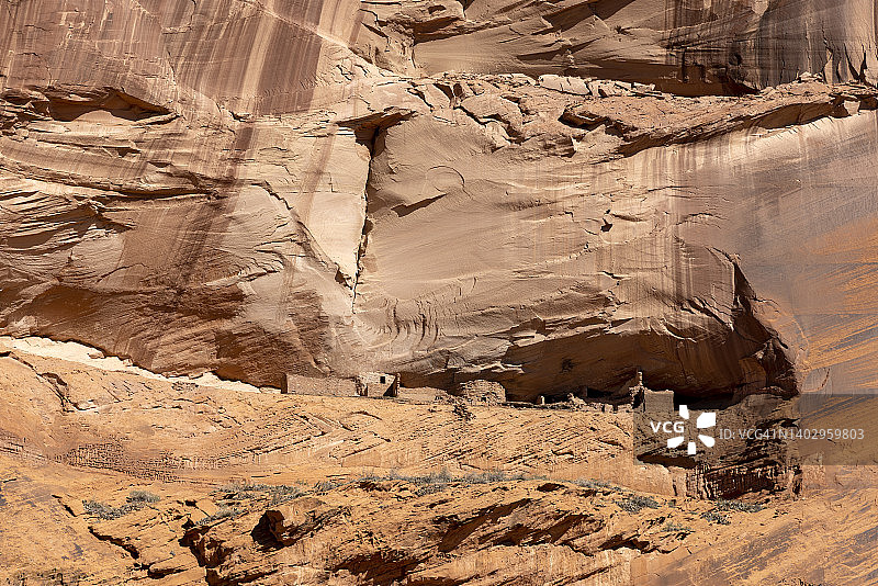 峡谷切利国家纪念碑的第一个遗址图片素材