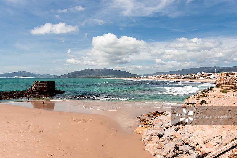 加的斯塔里法海滩风光图片素材