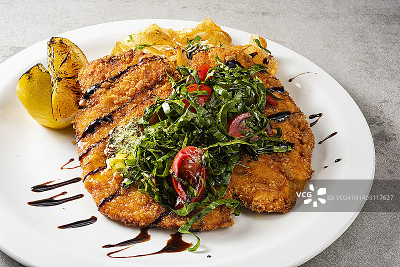 炸肉排图片素材