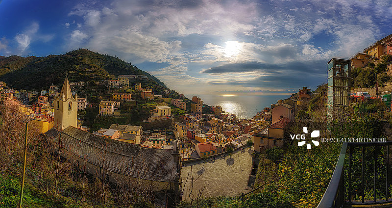 五渔村里奥马焦雷图片素材