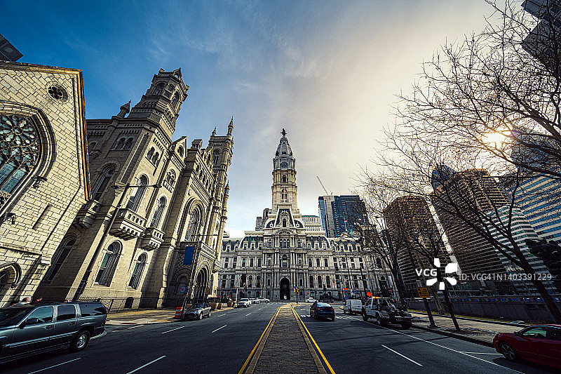 美国费城市政厅图片素材