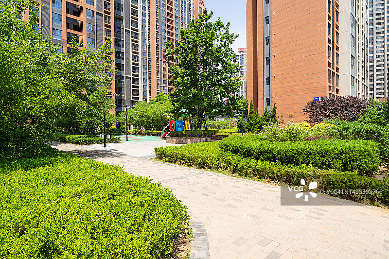 中国现代住宅区图片素材