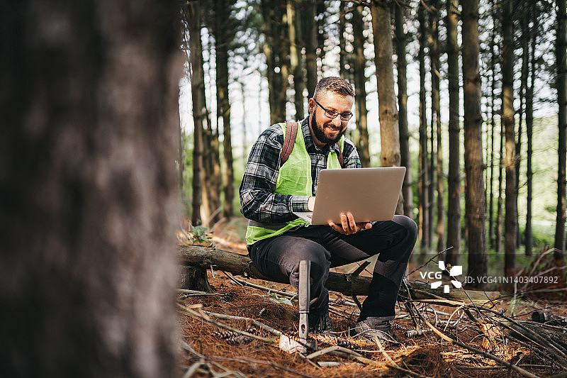 森林评估图片素材