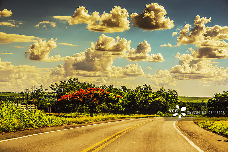 巴西的高速公路图片素材