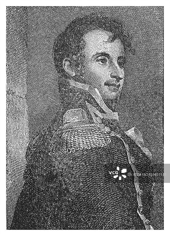 小斯蒂芬·迪凯特，美国海军军官和准将的肖像图片素材