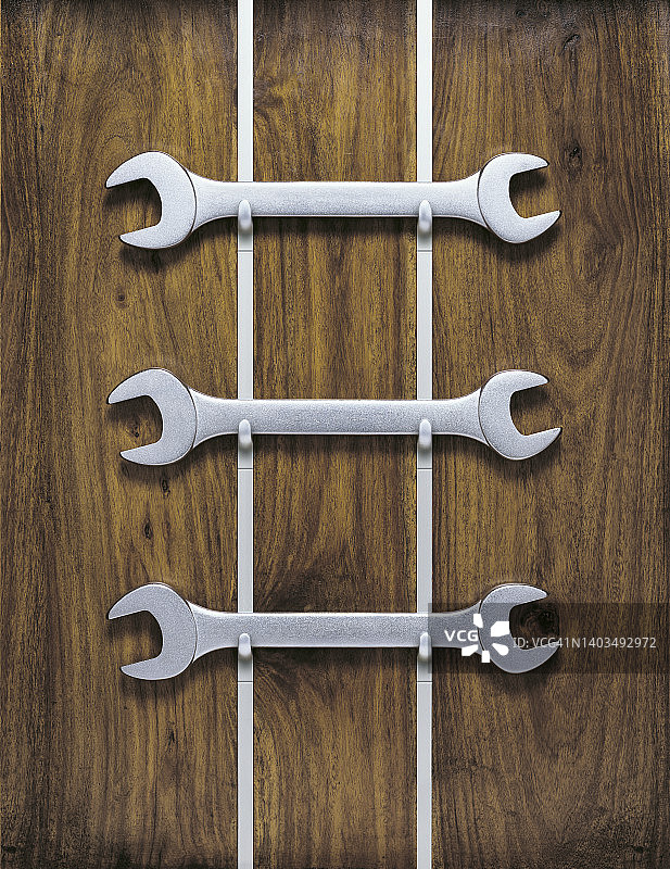 盒子里的收藏扳手图片素材