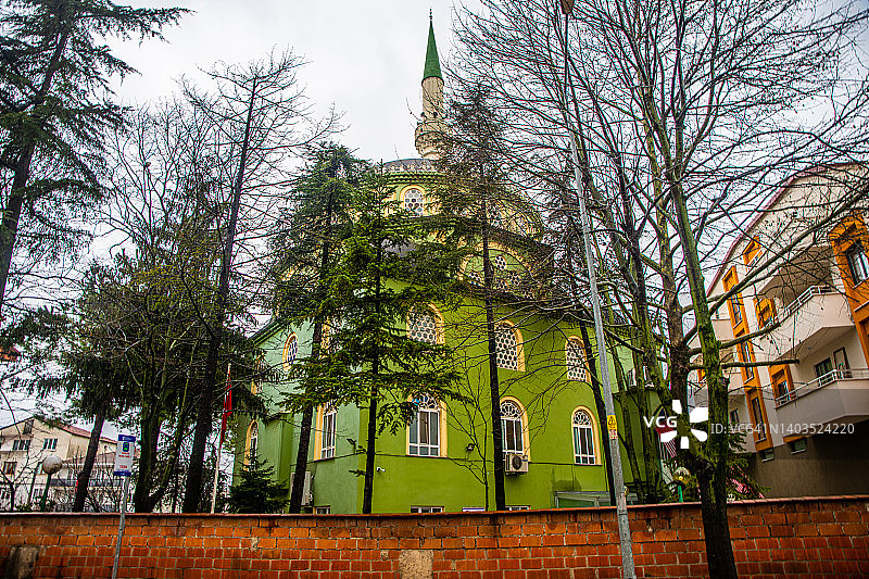 科纳克清真寺，土耳其伊兹密特老城区图片素材