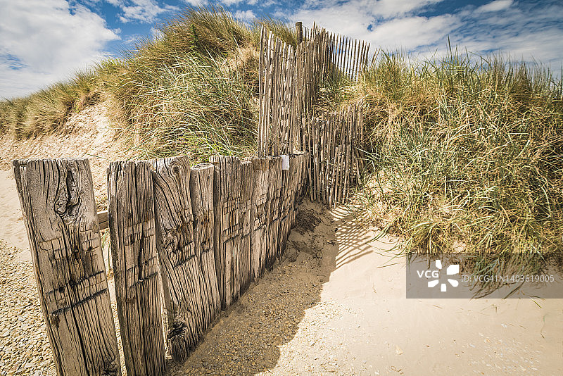 法国诺曼底普普维尔的犹他海滩图片素材